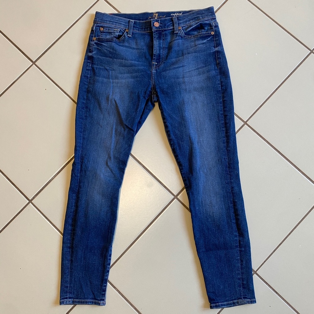 7 For All Mankind Cropped Gwenevere Jeans